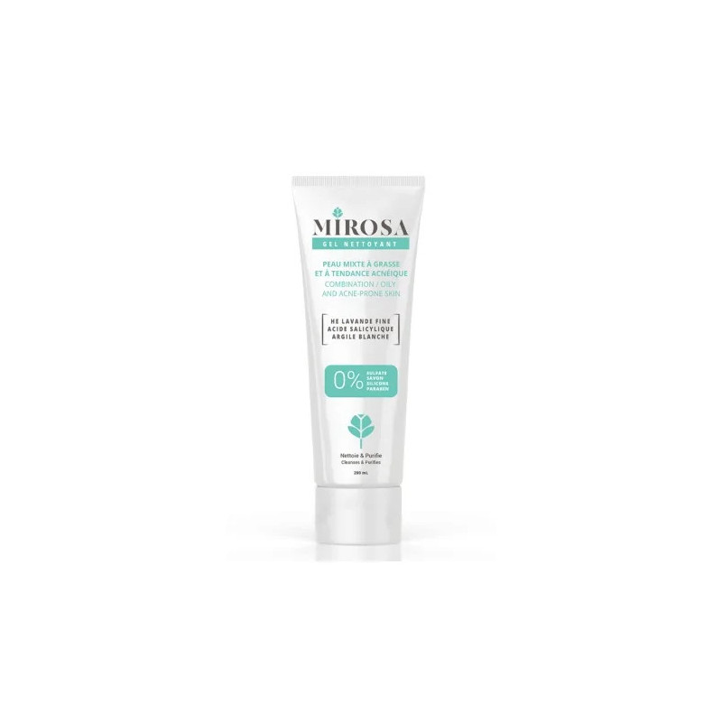 MIROSA GEL NETTOYANT PEAU MIXTE A GRASSE 200ML