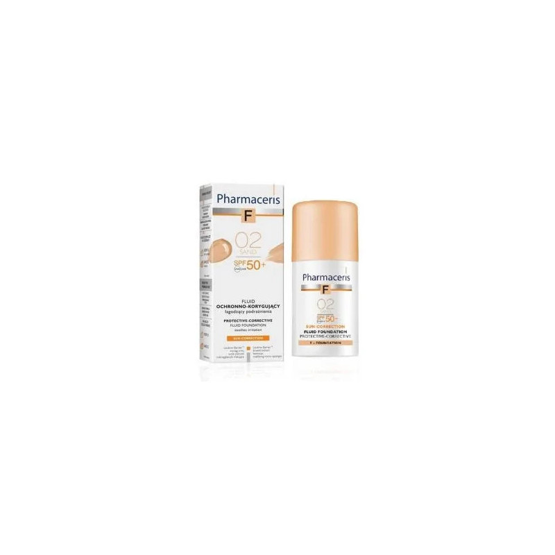 PHARMACERIS F FOND DE TEINT SPF 50+ (02 SAND) 30ML