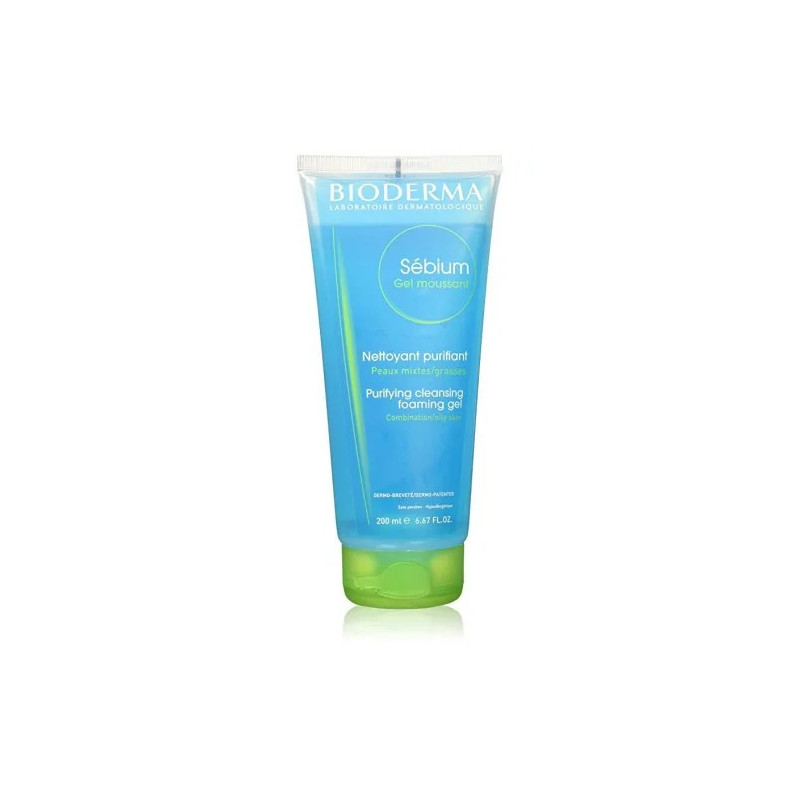 BIODERMA SEBIUM GEL MOUSSANT PURIFIANT TUBE, 200ML