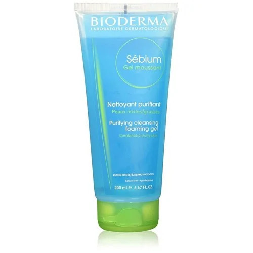 BIODERMA SEBIUM GEL MOUSSANT PURIFIANT TUBE, 200ML