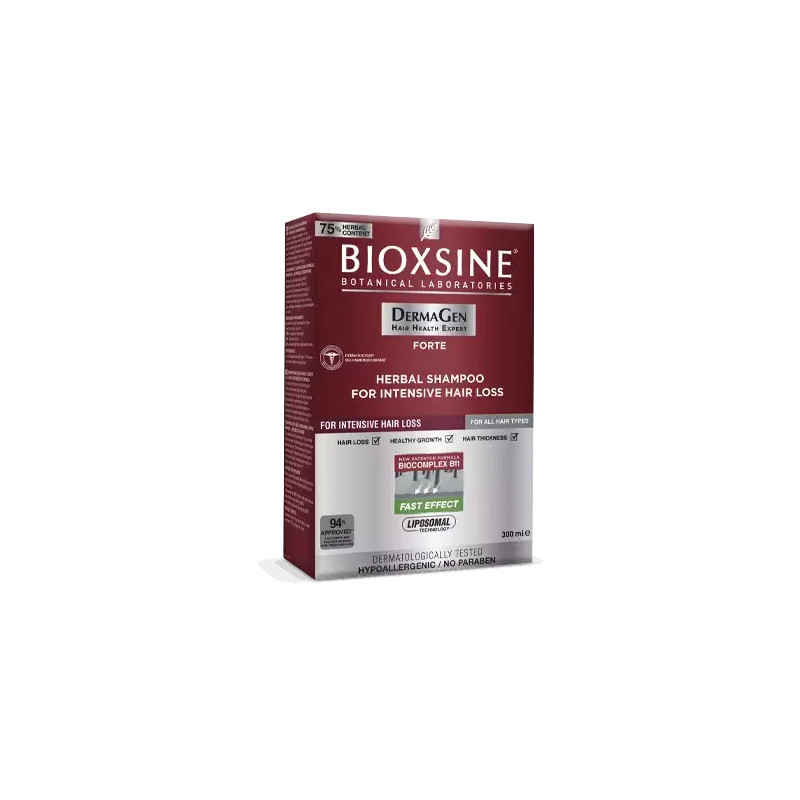 BIOXSINE SHAMPOOING ANTI CHUTE FORTE TOUS TYPES DE CHEVEUX, 300ML