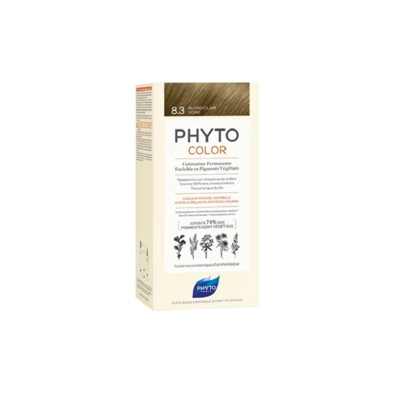 PHYTO PHYTOCOLOR 8.3 BLOND CLAIR DORE