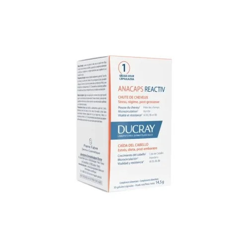 DUCRAY ANACAPS REACTIV 30 CAPSULES