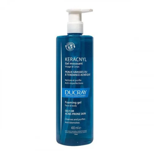 DUCRAY KERACNYL GEL MOUSSANT VISAGE&CORPS 400ML