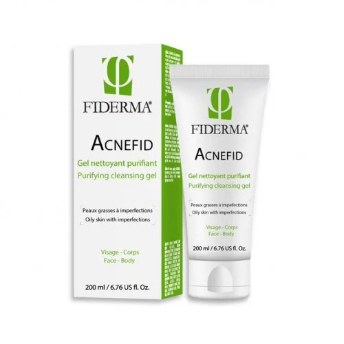 FIDERMA ACNEFID GEL NETTOYANT PURIFIANT PEAUX GRASSES 200ML