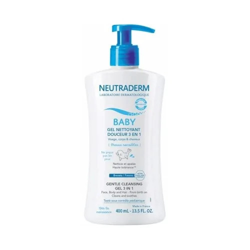 NEUTRADERM GEL NETTOYANT DOUCEUR 3EN1 400ML