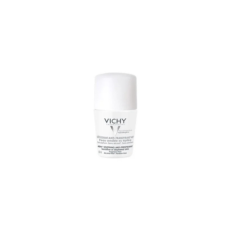 VICHY DÉODORANT ANTI-TRANSPIRANT 48H PEAUX SENSIBLES, 50ml