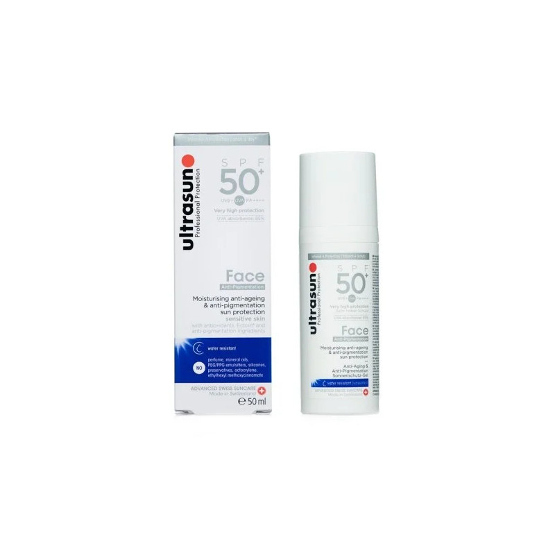 ULTRASUN FACE ANTI-AGEING & ANTI-PIGMENTATION SPF 50+, 50ML