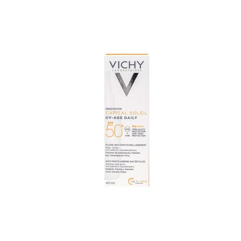 VICHY CAPITAL SOLEIL UV-AGE DAILY FLUIDE ANTI-PHOTOVIEILLISSEMENT SPF50+ 40ML