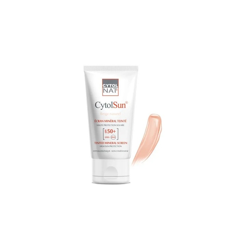 CYTOLNAT CYTOLSUN ECRAN SPF50+ TEINTE BEIGE NATUREL 50ML