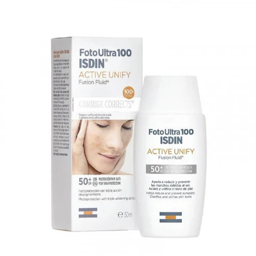 ISDIN PHOTOPROTECTION ACTIVE UNIFY FUSION FLUID INVISIBLE SPF 50+ 50ML