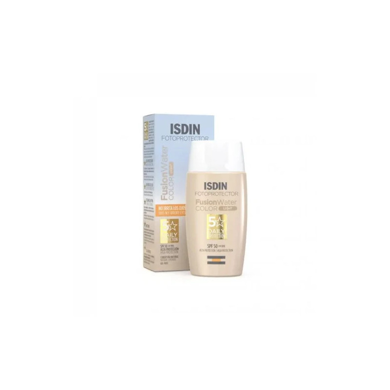 ISDIN PHOTOPROTECTION ECRAN SOLAIRE FUSION WATER TEINTEE LIGHT SPF50+ 50ML