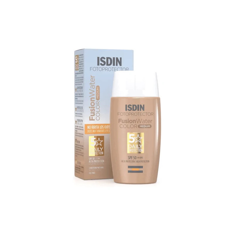 ISDIN PHOTOPROTECTION ECRAN SOLAIRE FUSION WATER TEINTEE MEDIUM SPF50+ 50ML