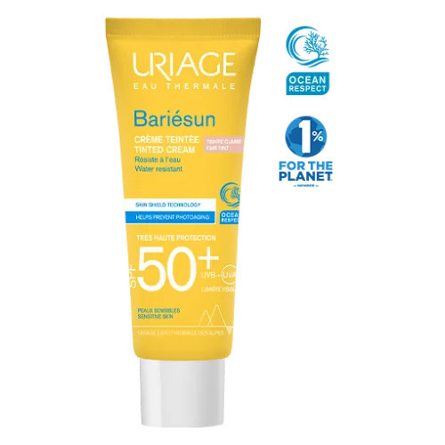 URIAGE BARIESUN CREME SOLAIRE TEINTEE CLAIRE SPF 50+ 50ML