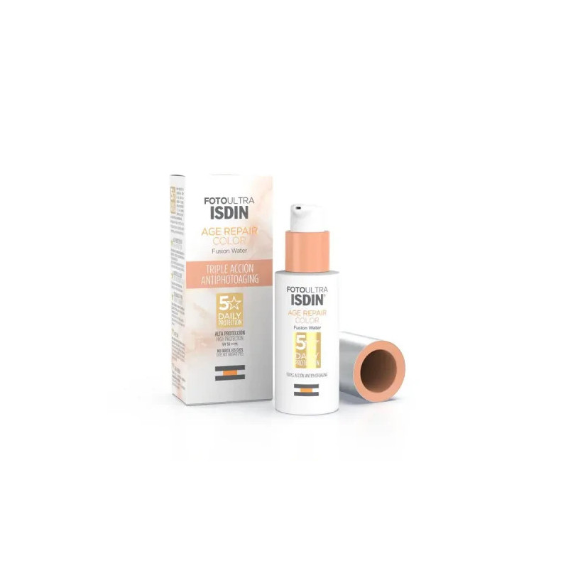 ISDIN PHOTOPROTECTEUR ECRAN AGE REPAIR TEINTEE TRIPLE ACTION SPF 50+ 50ML