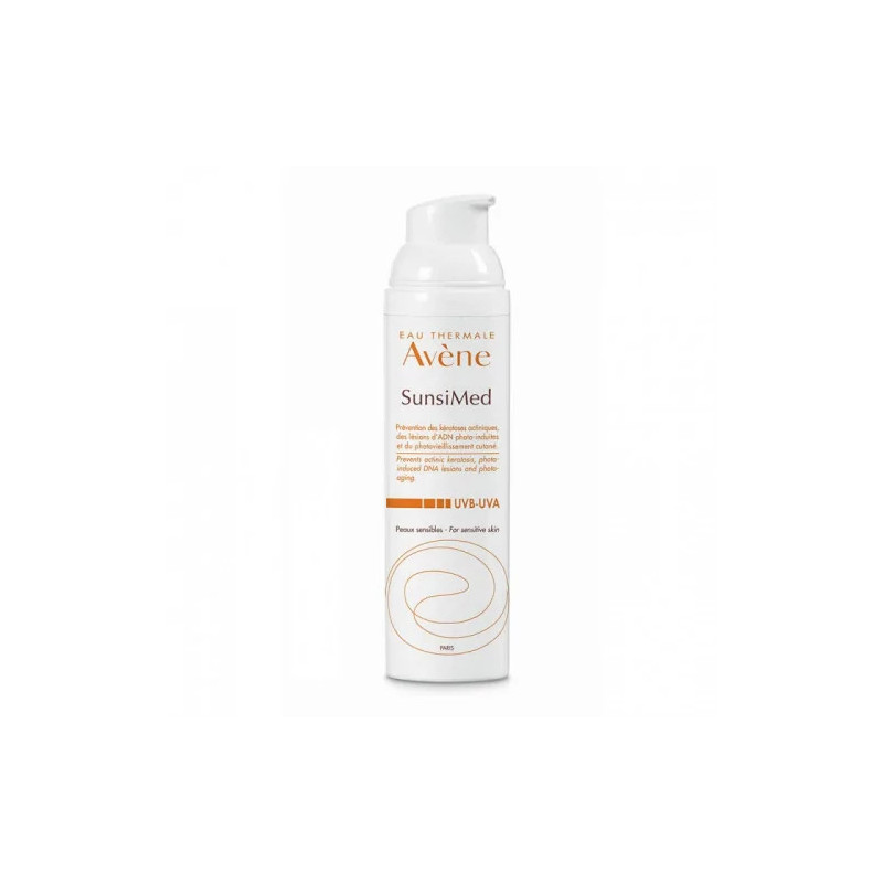 AVENE SOLAIRE SUNSIMED TRES HAUTE PROTECTION PEAUX SENSIBLES, 80ML