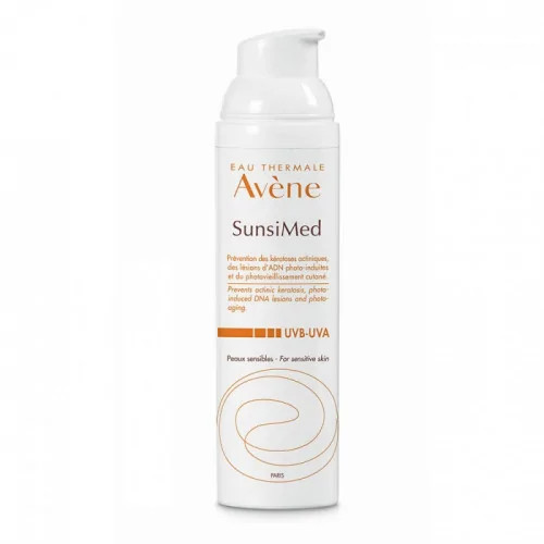 AVENE SOLAIRE SUNSIMED TRES HAUTE PROTECTION PEAUX SENSIBLES, 80ML