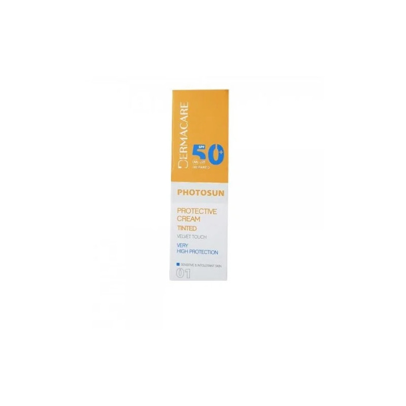 DERMACARE PHOTOSUN CREME PROTECTRICE TEINTEE 01 SPF 50 PEAU SENSIBLE