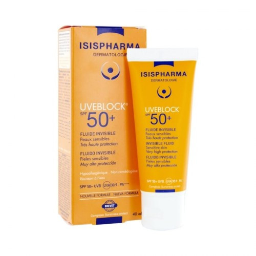 ISISPHARMA UVEBLOCK 50+ FLUIDE INVISIBLE 40ML