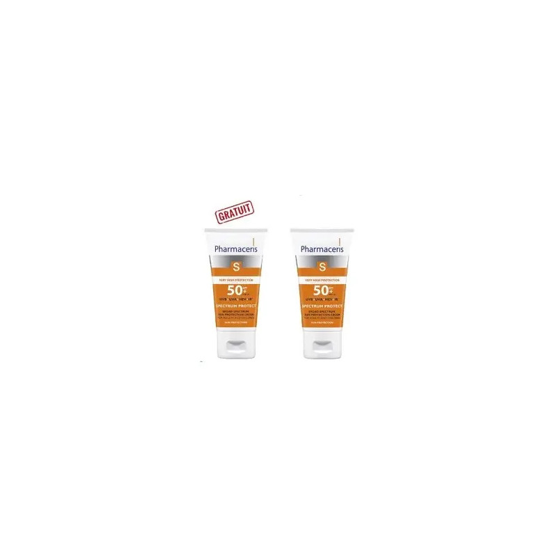 W.F PHARMACERIS S SPECTRUM-PROTECT CREME HAUTE PROTECTION SPF50+ 50ML ( 2EME OFFERTE )