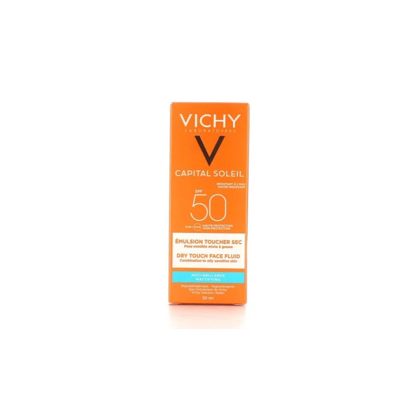 VICHY CAPITAL SOLEIL EMULSION TOUCHER SEC SPF 50+, 50ML