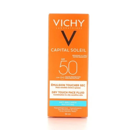 VICHY CAPITAL SOLEIL EMULSION TOUCHER SEC SPF 50+, 50ML