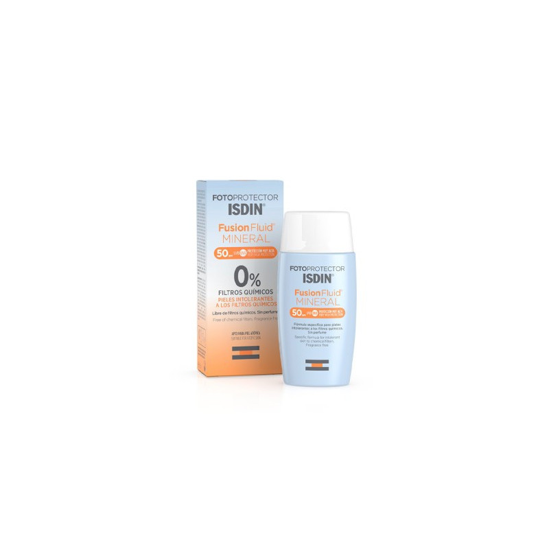 ISDIN ECRAN SOLAIRE FUSION FLUIDE MINERAL SPF 50+, 50 ML