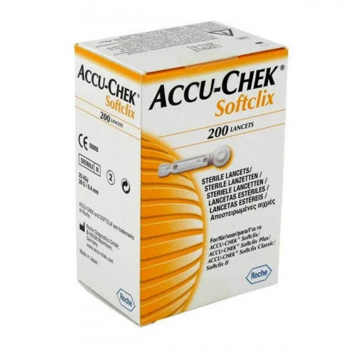 ACCU-CHEK SOFTCLIX LANCETTES, 200 LANCETTES