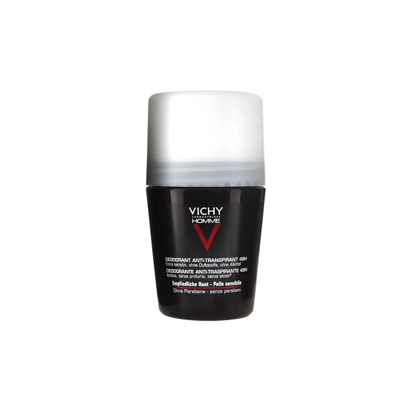 VICHY DEODORANT HOMME PEAUX SENSIBLES, 50ML