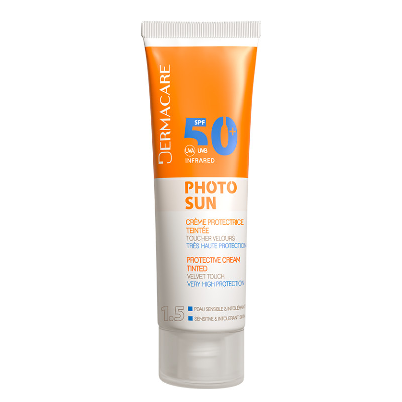 DERMACARE PHOTOSUN CREME 1.5 BEIGE MOYEN SPF50+ 50 ML