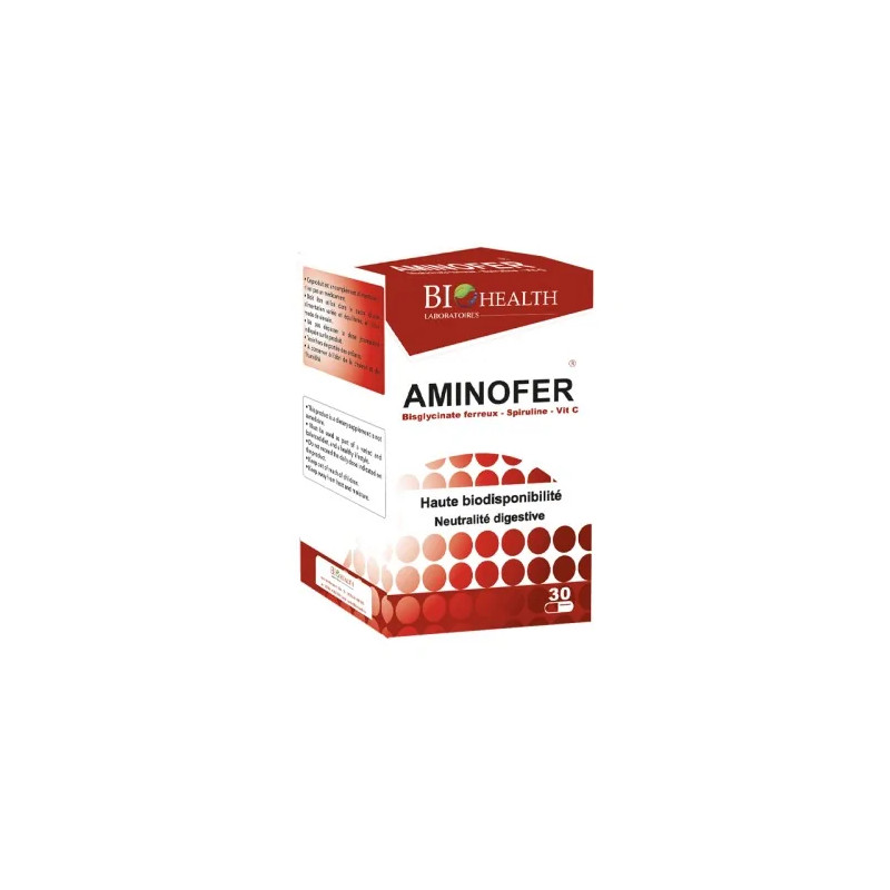 BIOHEALTH AMINOFER 30 GELLULES