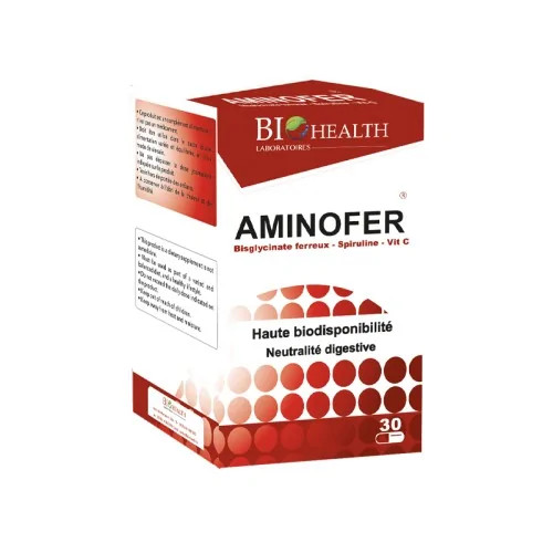 BIOHEALTH AMINOFER 30 GELLULES