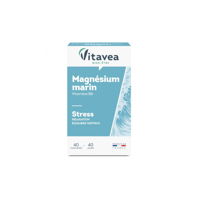 VITAVEA MAGNÉSIUM MARIN 40 COMPRIMÉS