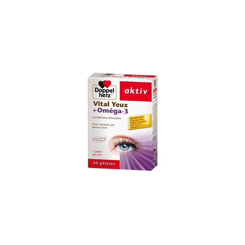 AKTIV VITAL YEUX+OMEGA 3, 30 GELULES