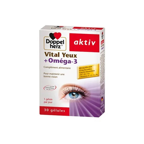 AKTIV VITAL YEUX+OMEGA 3, 30 GELULES