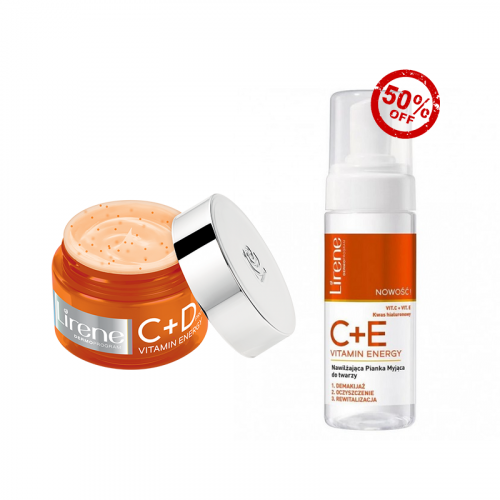 LIRENE COFFRET C+D CREMES PS+MOUSSE C+E-50%