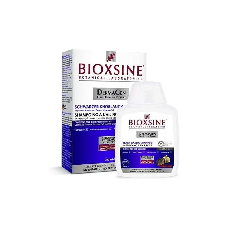 BIOXSINE Shampooing Anti-Chute À L'Ail Noir 300ML