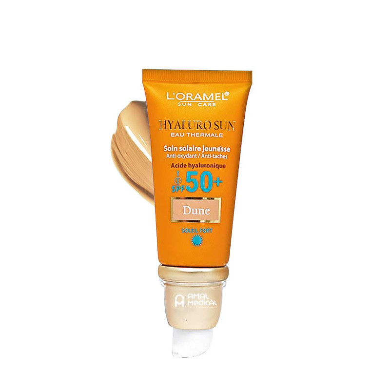 l’oramel hyaluro sun teinte Dune spf50+ 40ml