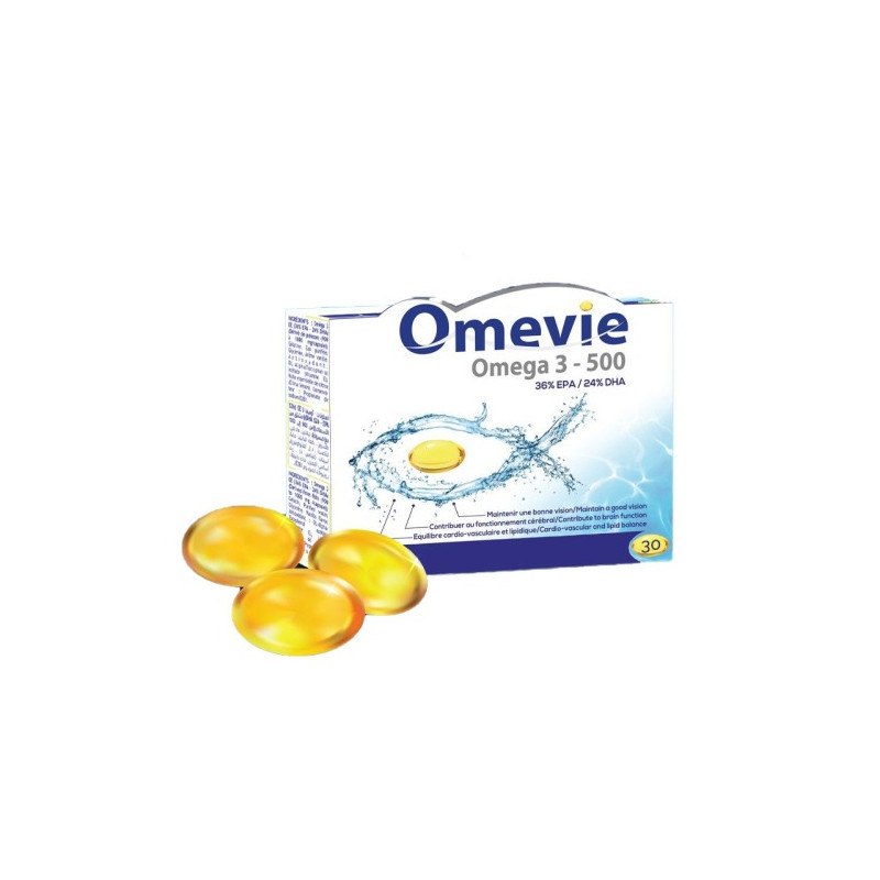 VITAL OMEVIE OMEGA 3 500 30 CAPSULES