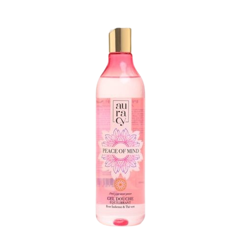 AURACY PEACE OF MIND GEL DOUCHE EQUILIBRANT ROSE INDIENNE&THE VERT,400ML