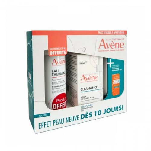 AVENE COFFRET CLEANANCE SERUM AHA+EAU THERMALE 50ML+ECHT 5ML