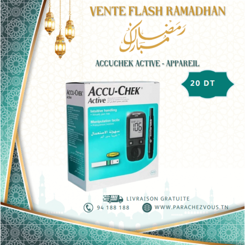 ACCU-CHEK ACTIVE LECTEUR DE GLYCEMIE