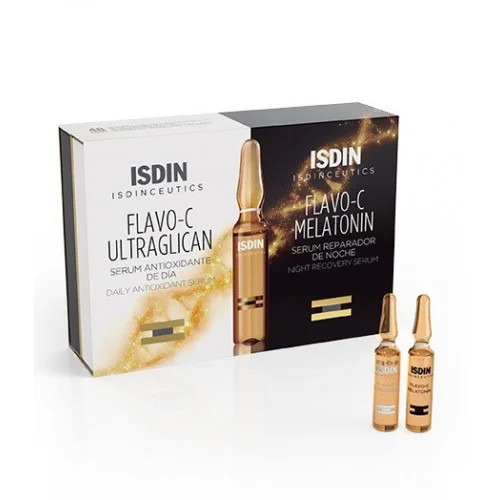 ISDINCEUTICS FLAVO-C DAY & NIGHT - 2x10 ampoules de 2m